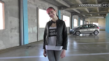 Cute 18 years luna does her first porn casting