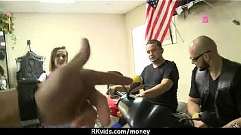 Sexy natural chick trades cash for some rough sex 7