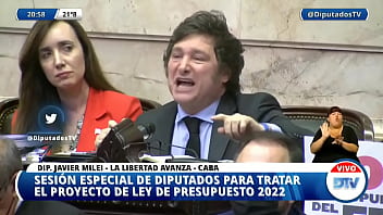 Milei penetra oídos con sus locas palabrillas