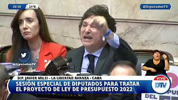 Milei penetra oídos con sus locas palabrillas