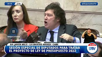 Milei penetra oídos con sus locas palabrillas