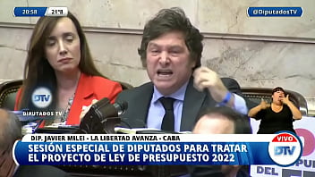 Milei penetra oídos con sus locas palabrillas