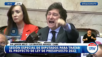 Milei penetra oídos con sus locas palabrillas