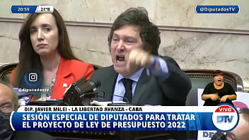 Milei penetra oídos con sus locas palabrillas