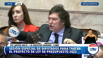 Milei penetra oídos con sus locas palabrillas