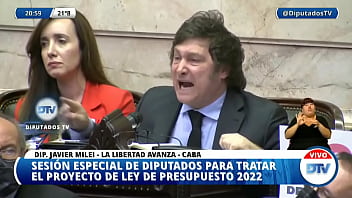 Milei penetra oídos con sus locas palabrillas