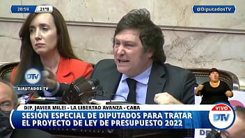 Milei penetra oídos con sus locas palabrillas