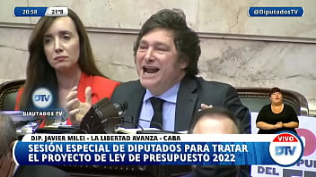 Milei penetra oídos con sus locas palabrillas