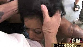 Busty black babe bubble bath group cocksuck 22