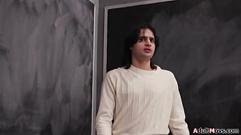 When the teacher leaves haley spades sucks her bfs big cock and lets him fuck her during detention ifo the petite small tits slut is dped