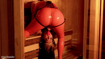 Pussy fuck from horny milfs moaning girls in fetish clothes arya grander