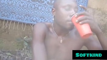 Bush doggystyle with the local village bbw