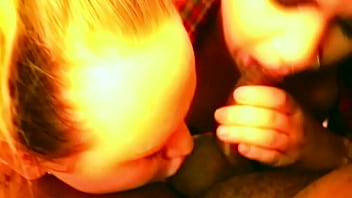 Gettin throated by 2 bbw white sluts pov