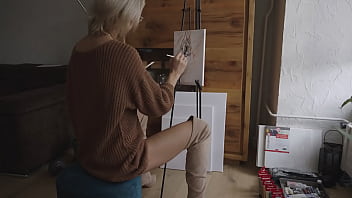 Painting a pussy flower