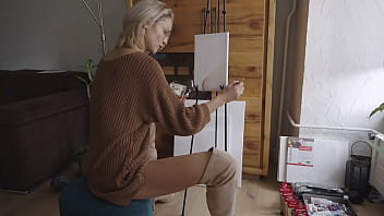 Painting a pussy flower