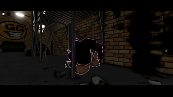 Blonde roblox bitch gets humped and used