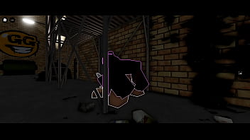 Blonde roblox bitch gets humped and used