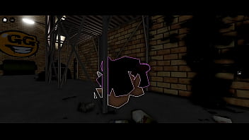 Blonde roblox bitch gets humped and used