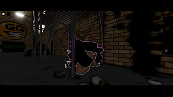 Blonde roblox bitch gets humped and used