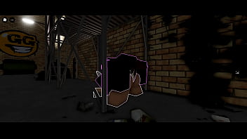 Blonde roblox bitch gets humped and used