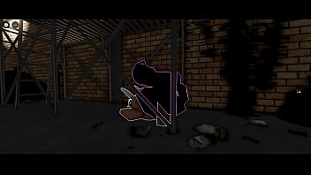 Blonde roblox bitch gets humped and used