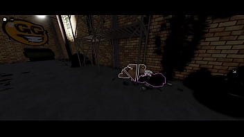 Blonde roblox bitch gets humped and used