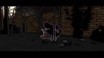 Blonde roblox bitch gets humped and used