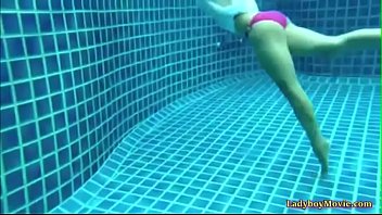 Thai Ladyboy Nueng Underwater Outdoor thumbnail