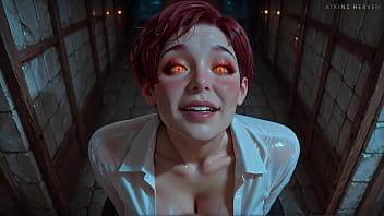 Atkins heaven my boss's secret hot milf gives sloppy blowjob to her favorite employee ai