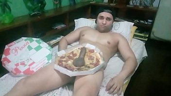20 Hot Dude Jerks And Cums Onto A Pizza thumbnail
