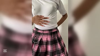 A colleague over 18 years old in her room after bathing