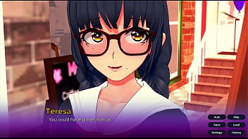 Visual novel 3d game prologue