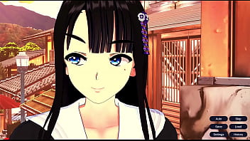 Visual novel 3d game prologue