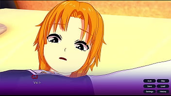 Visual novel 3d game prologue