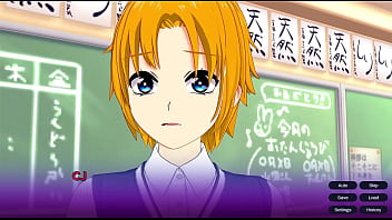 Visual novel 3d game prologue