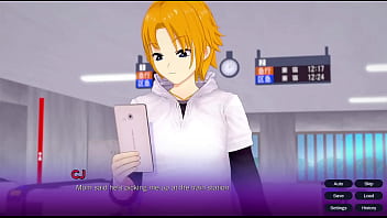 Visual novel 3d game prologue