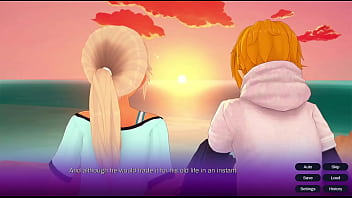 Visual novel 3d game prologue