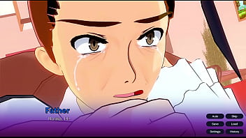 Visual novel 3d game prologue