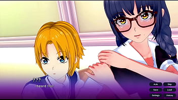 Visual novel 3d game prologue