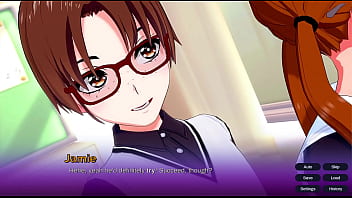 Visual novel 3d game prologue