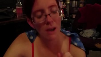 Hot wife sucking cock