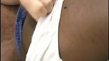 Ebony teen fucked by white stud more videos on