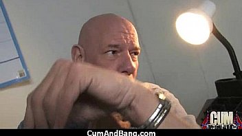 Big booty ebony gangbanged by white dudes 13