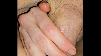 Glove wearing milf milks cock