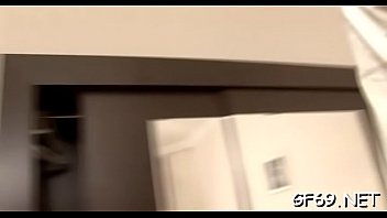 Sweetheart is sharing her chaste cunt with wild males