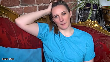 Ghost cock strap on pillow humping joi clara dee joi