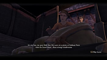 Fantasy game nude mod gameplay