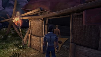 Fantasy game nude mod gameplay