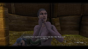 Fantasy game nude mod gameplay