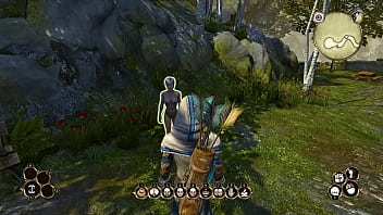 Fantasy game nude mod gameplay